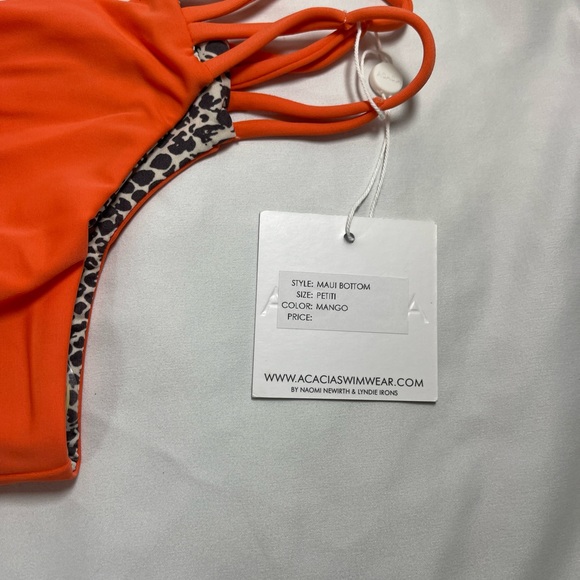 NWT Acacia Swimwear XS Mango Maui bikini bottoms - Picture 2 of 4